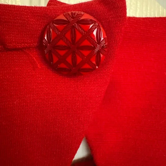 Johnny Martin Vibrant Red Mini Dress - Picture 4 of 7